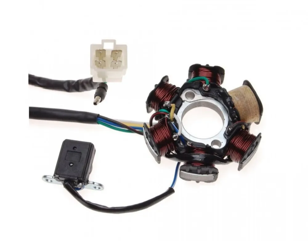 Stator ATV 110-125cc, 4T (6 bobine+senzor scanteie) Preț mic