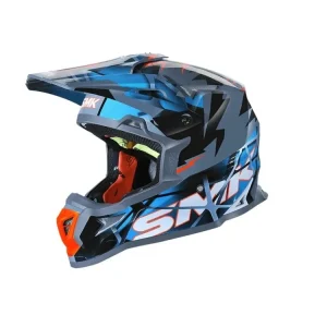 Mai ieftin Casca enduro SMK ALLTERRA FULMINE,albastru-gri, marimea 2XL