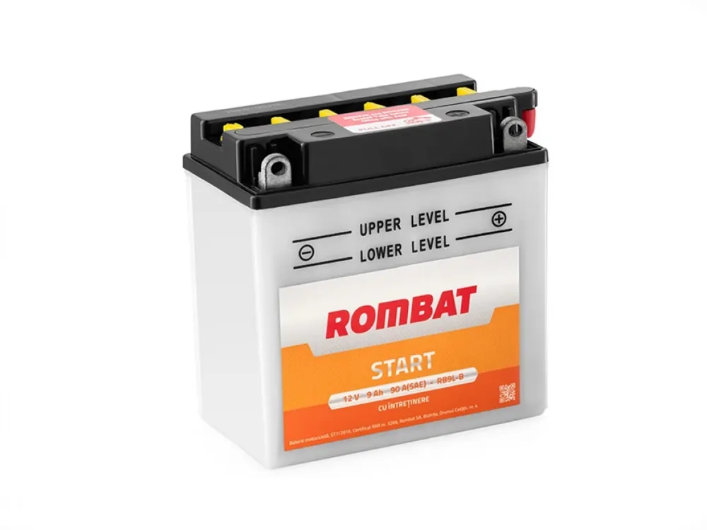 Reduceri Acumulator moto 12V-9Ah cu acid, Rombat