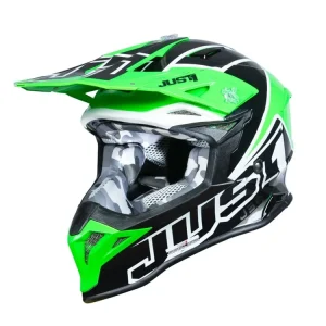 Casca enduro Just1 J39 Thruster, Verde + Negru, Marimea M Reducere de preț