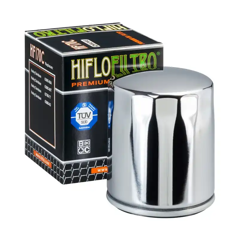 Preferatul clienților Filtru ulei HF170C, cromat, Hiflo Filtro